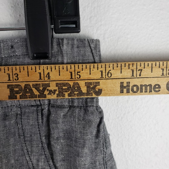 Athleta Women's 6 Flint 100% Linen Pull On Shorts Heather Gray Beach Casual - Picture 4 of 11